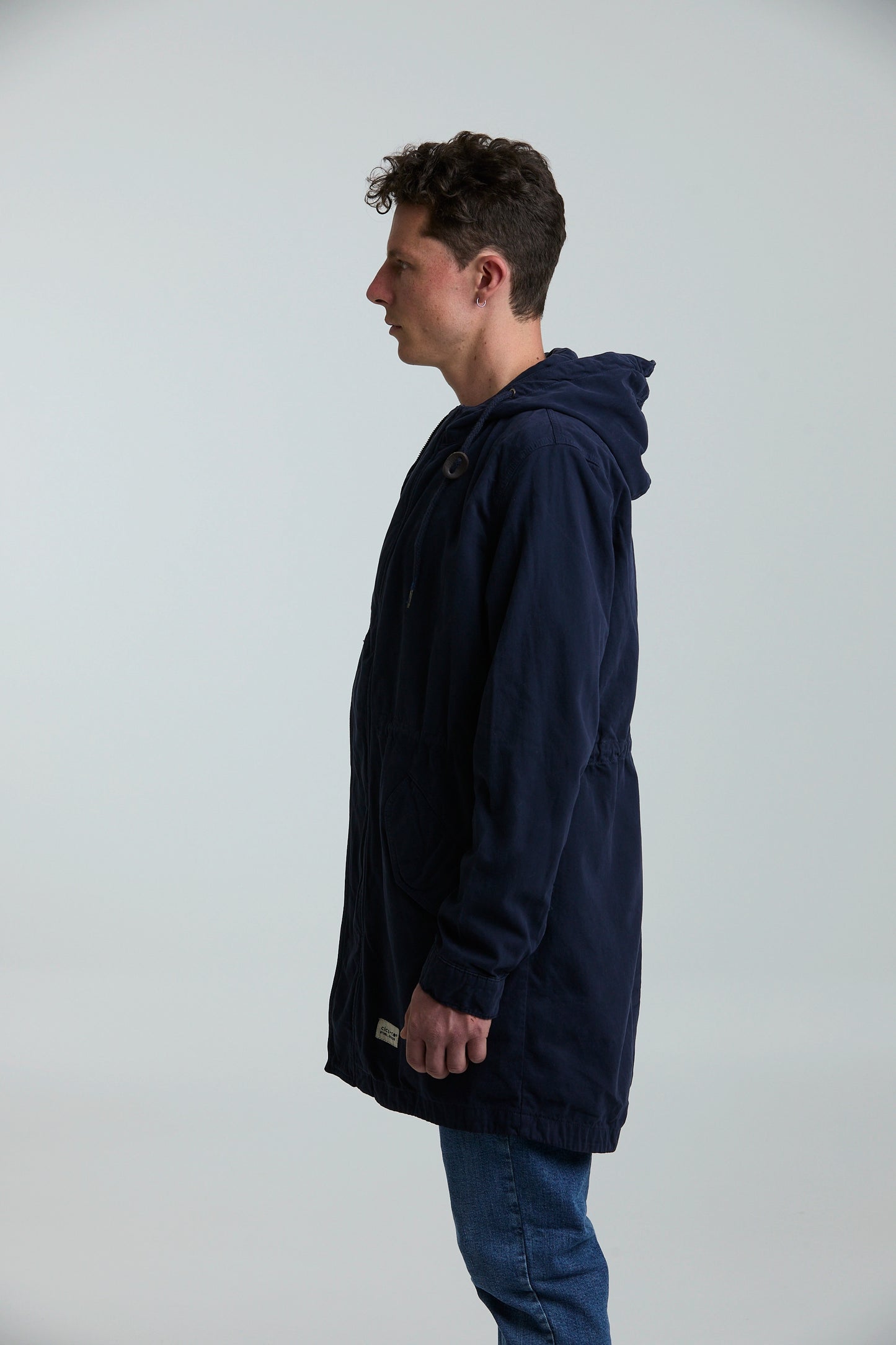 Chaqueta Parka Azul Oscuro