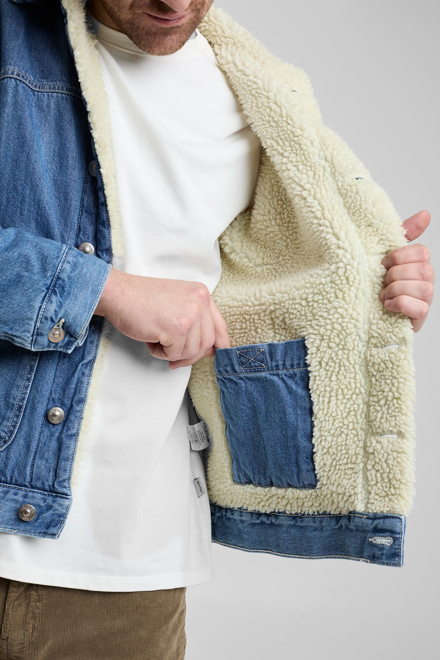 Chaqueta de Jean azul claro