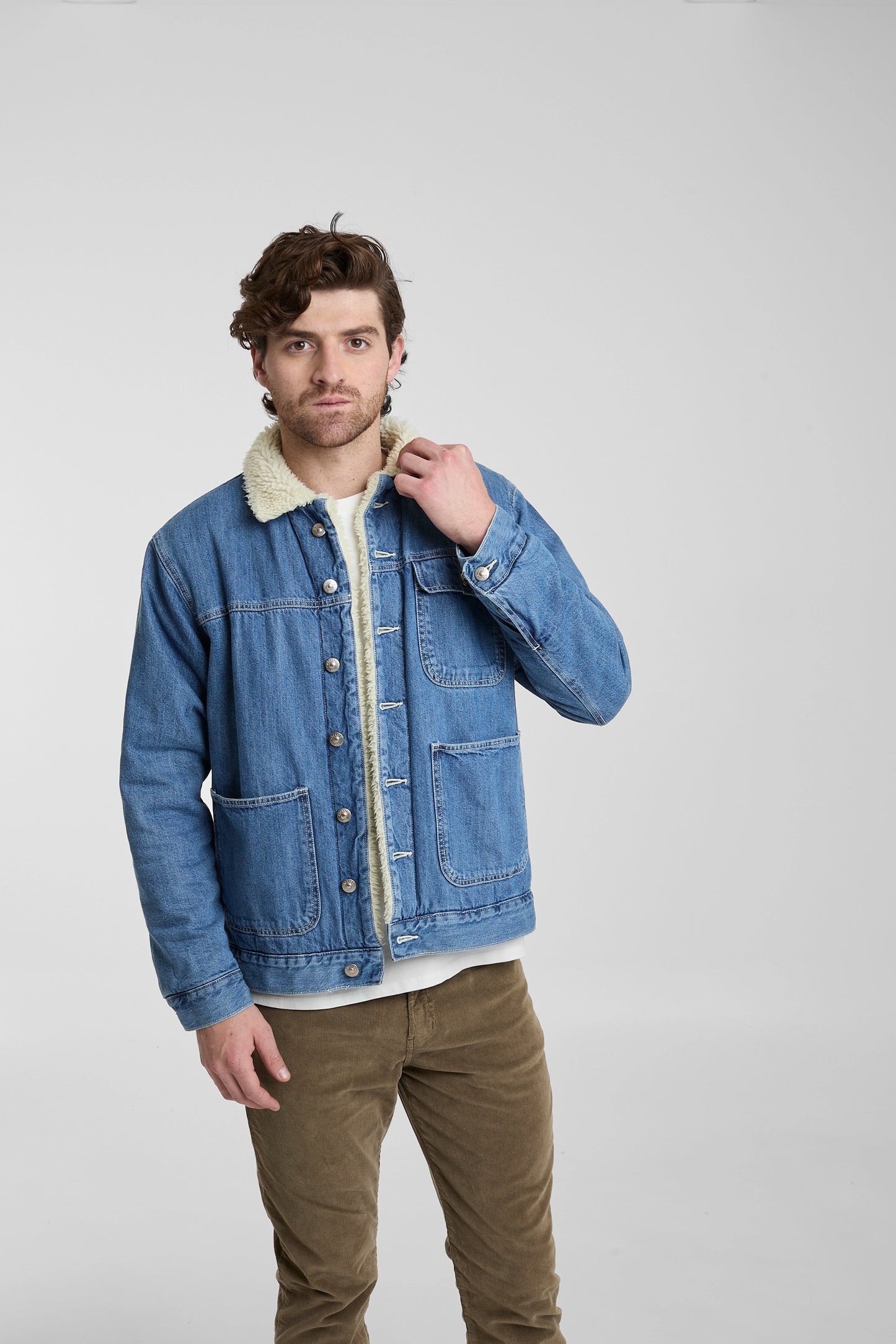 Chaqueta de Jean azul claro