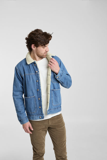 Chaqueta de Jean azul claro