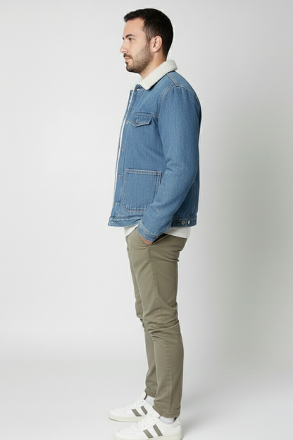 Chaqueta de Jean azul claro