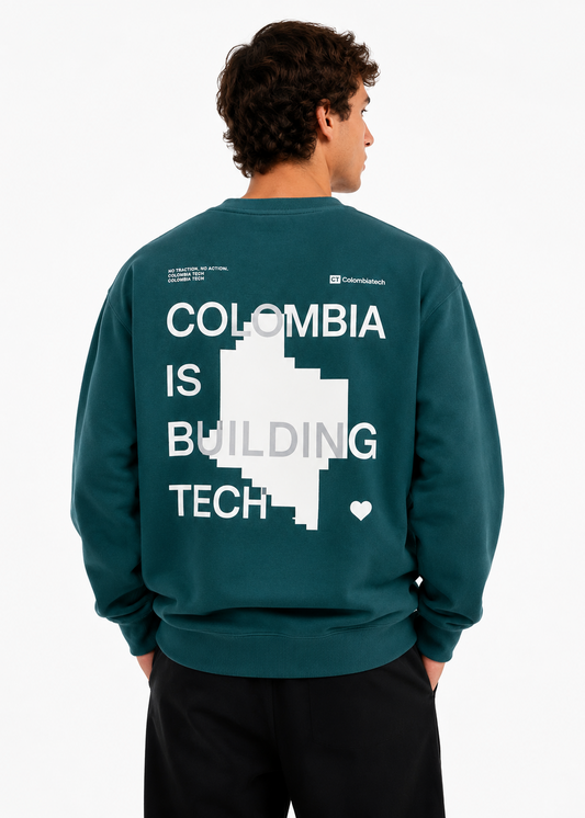 CTW Sweatshirt Building Tech Colombia verde