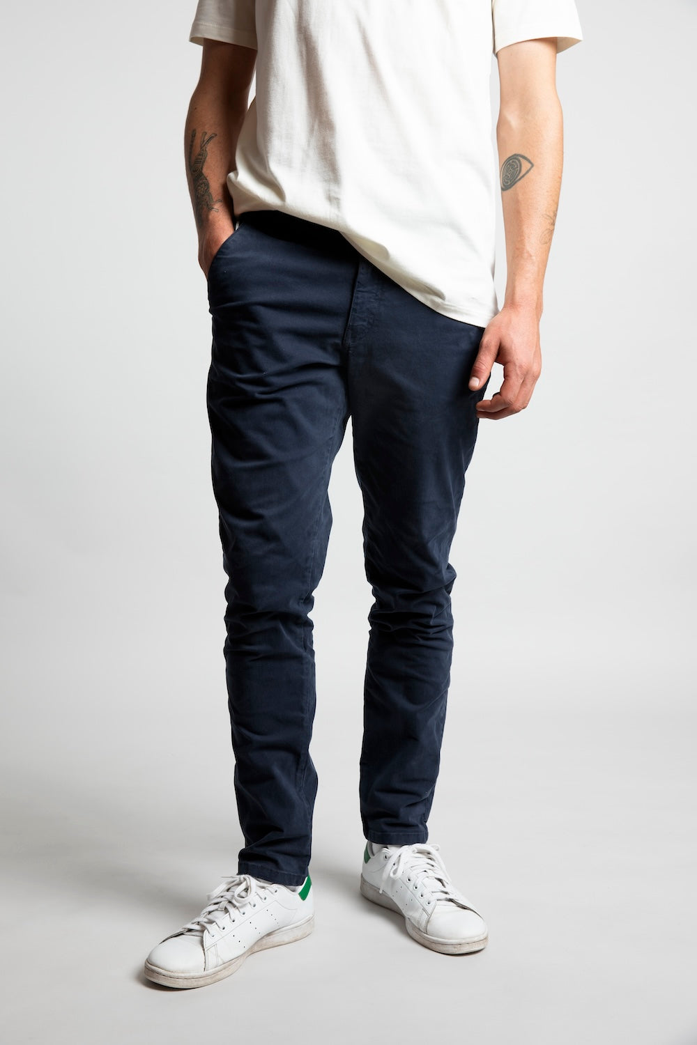 Pantalon Dril Pantalones En Tela Drill Pantalón De Drill Azul