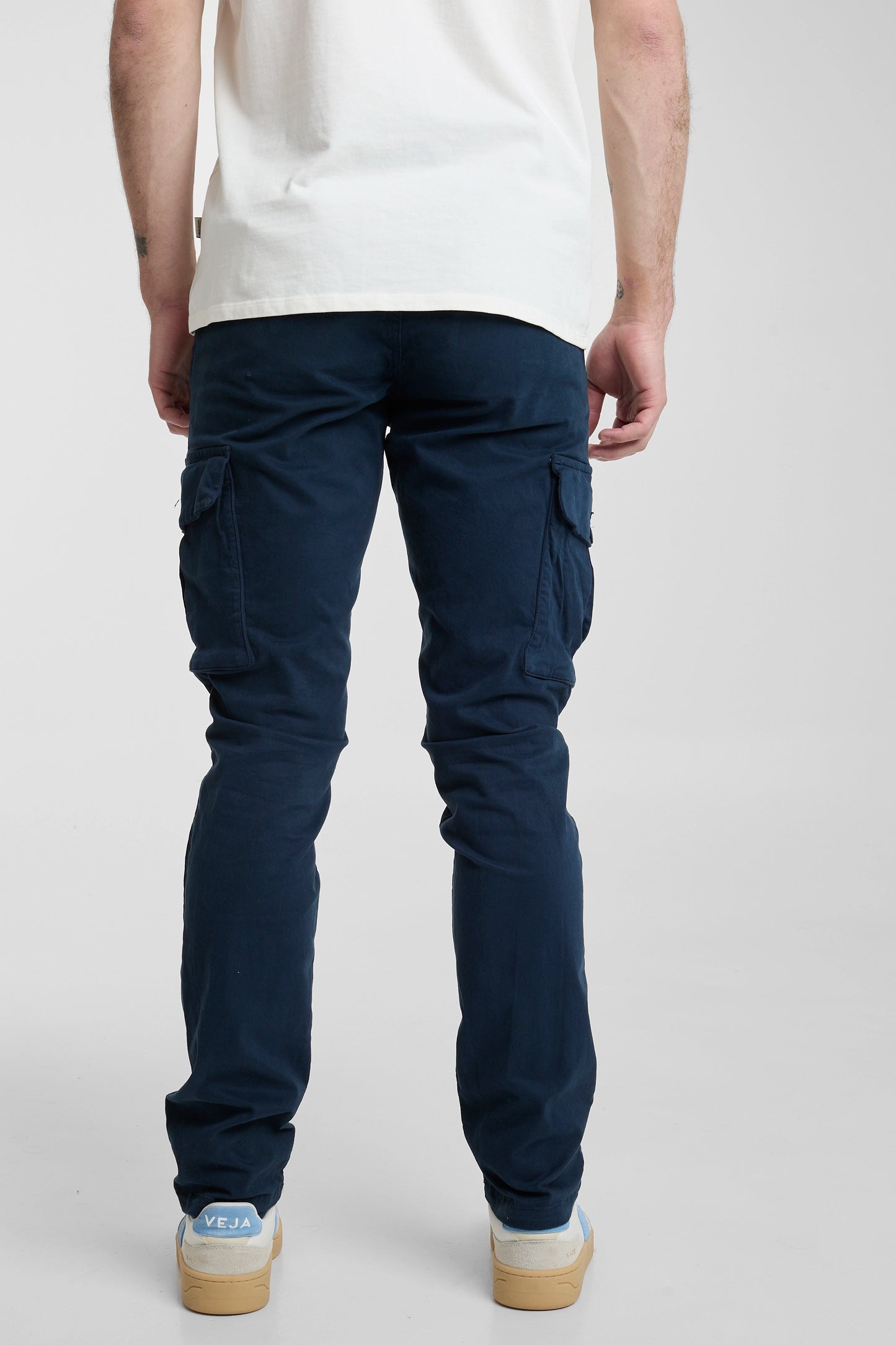 Pantalón Cargo Vallarte Azul Oscuro