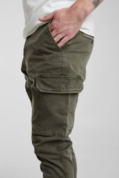 Pantalón Cargo Verde Militar