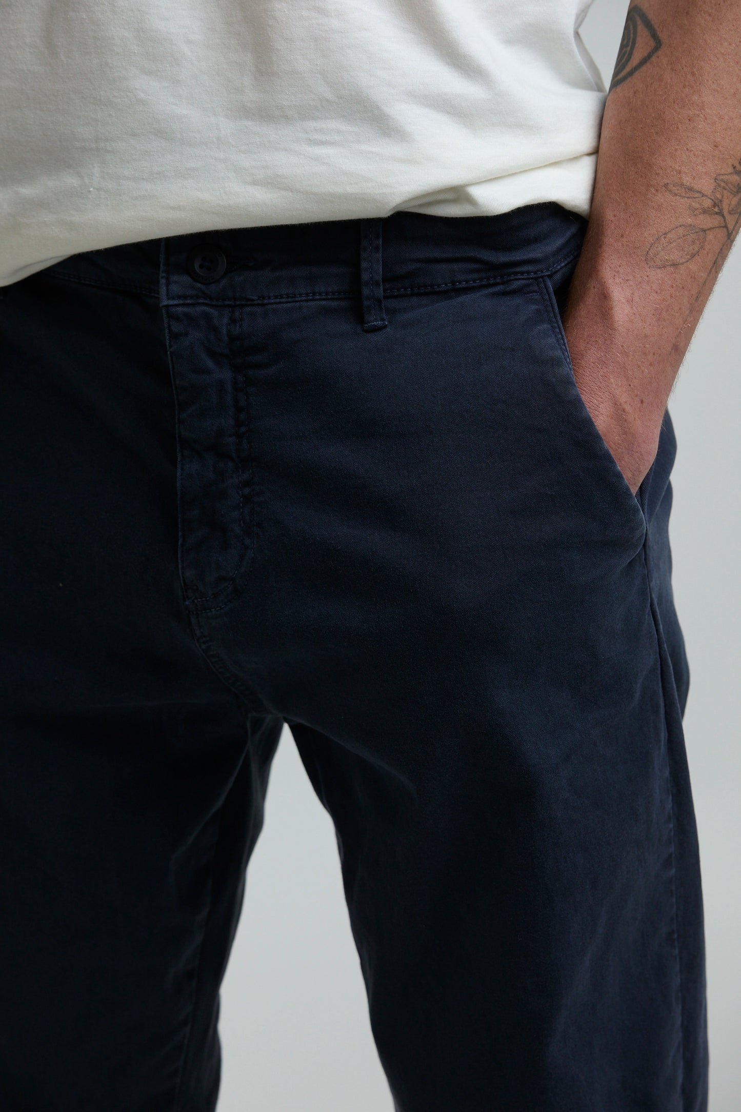 Pantalón de drill azul oscuro