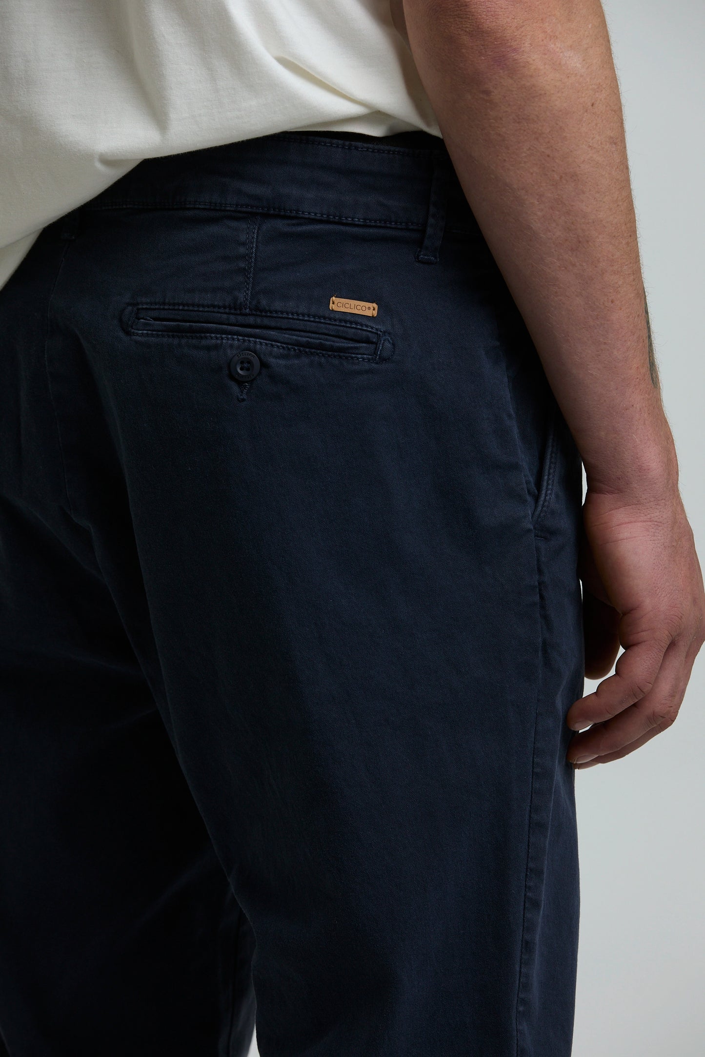 Pantalón de drill azul oscuro