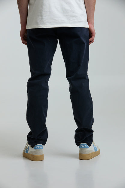 Pantalón de drill azul oscuro