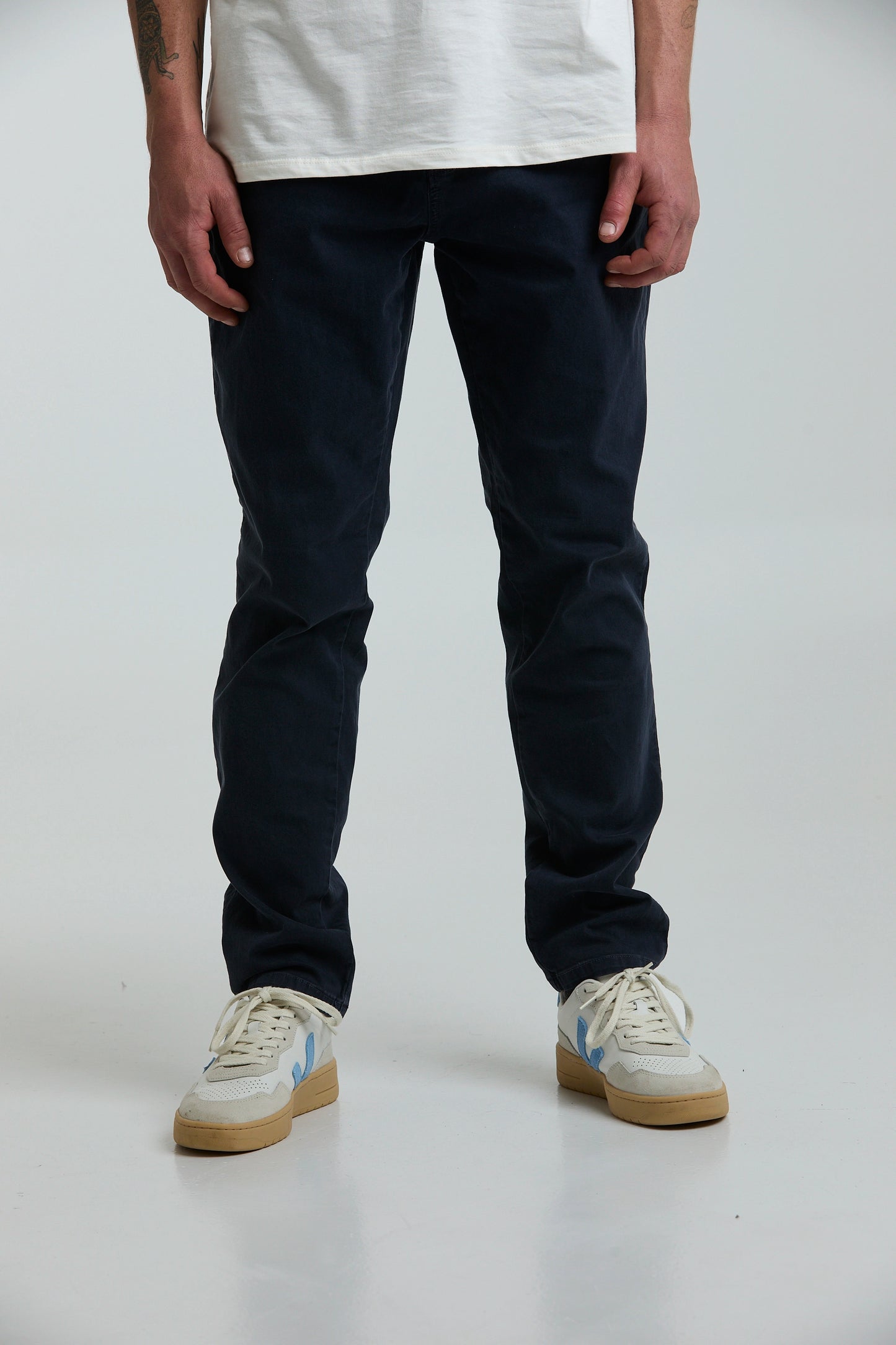 Pantalón de drill azul oscuro