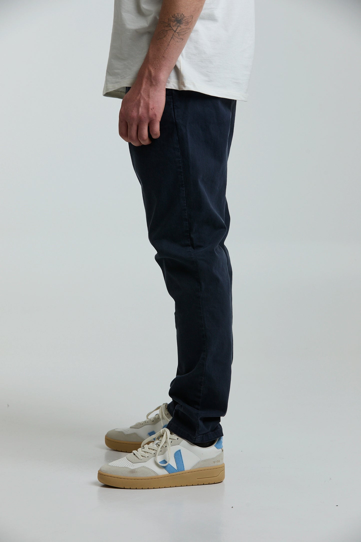 Pantalón de drill azul oscuro