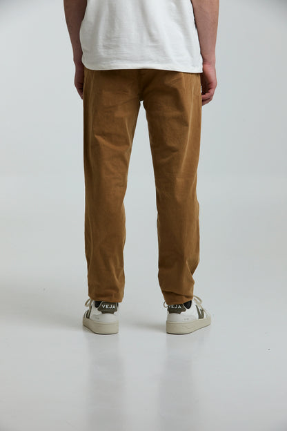Pantalón de drill caramelo