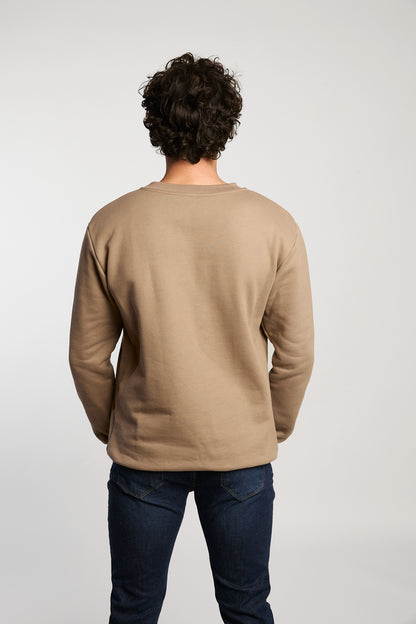 Saco cuello redondo amaretto