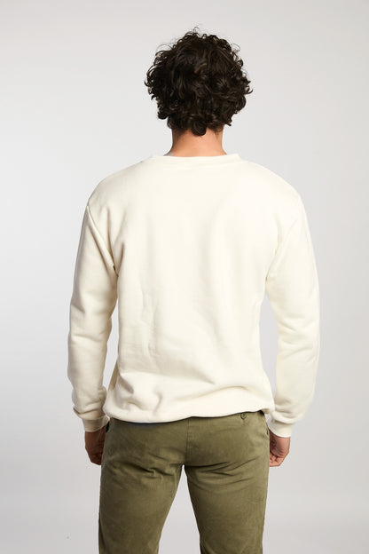 Saco cuello redondo crudo