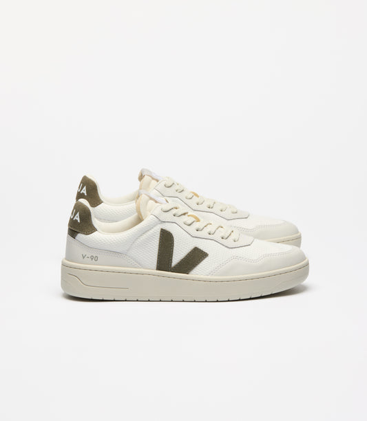Tenis Veja V-90 White Kaki
