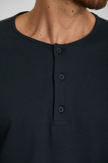 Camiseta Henley Blue Melancol