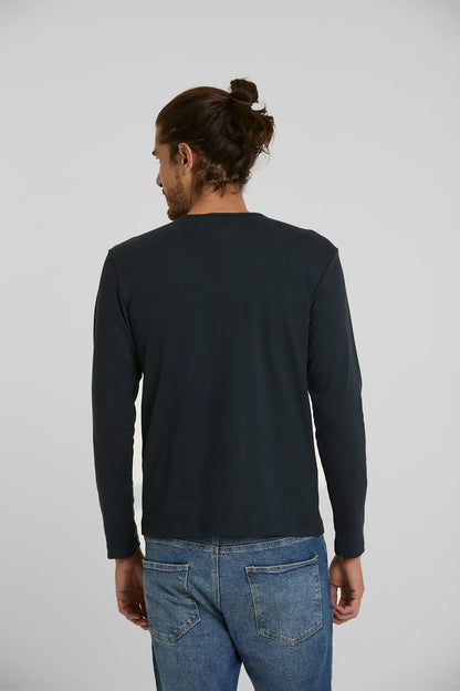 Camiseta Henley Blue Melancol
