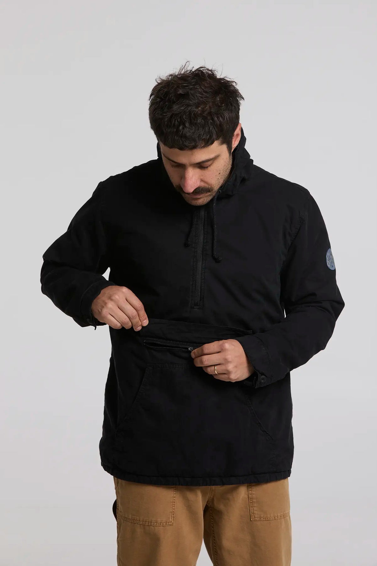 Chaqueta Anorak Negra