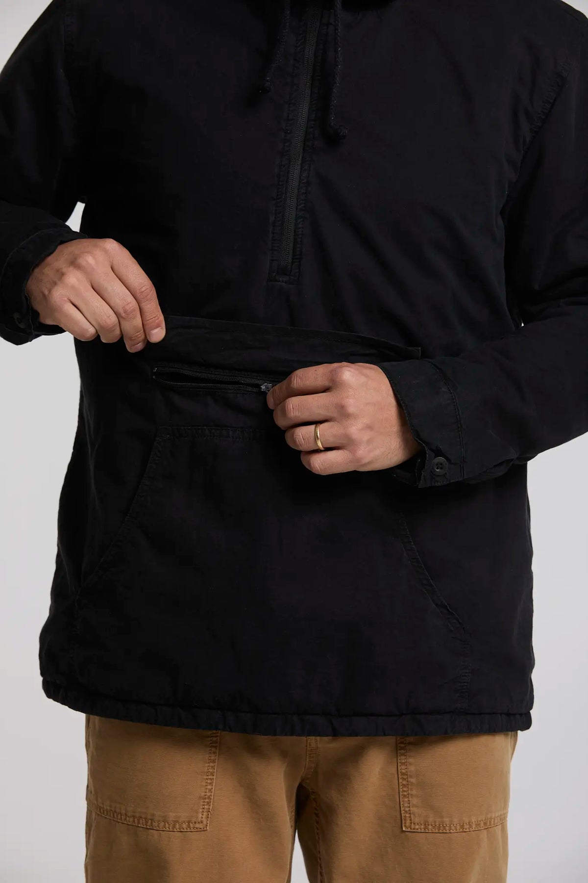 Chaqueta Anorak Negra