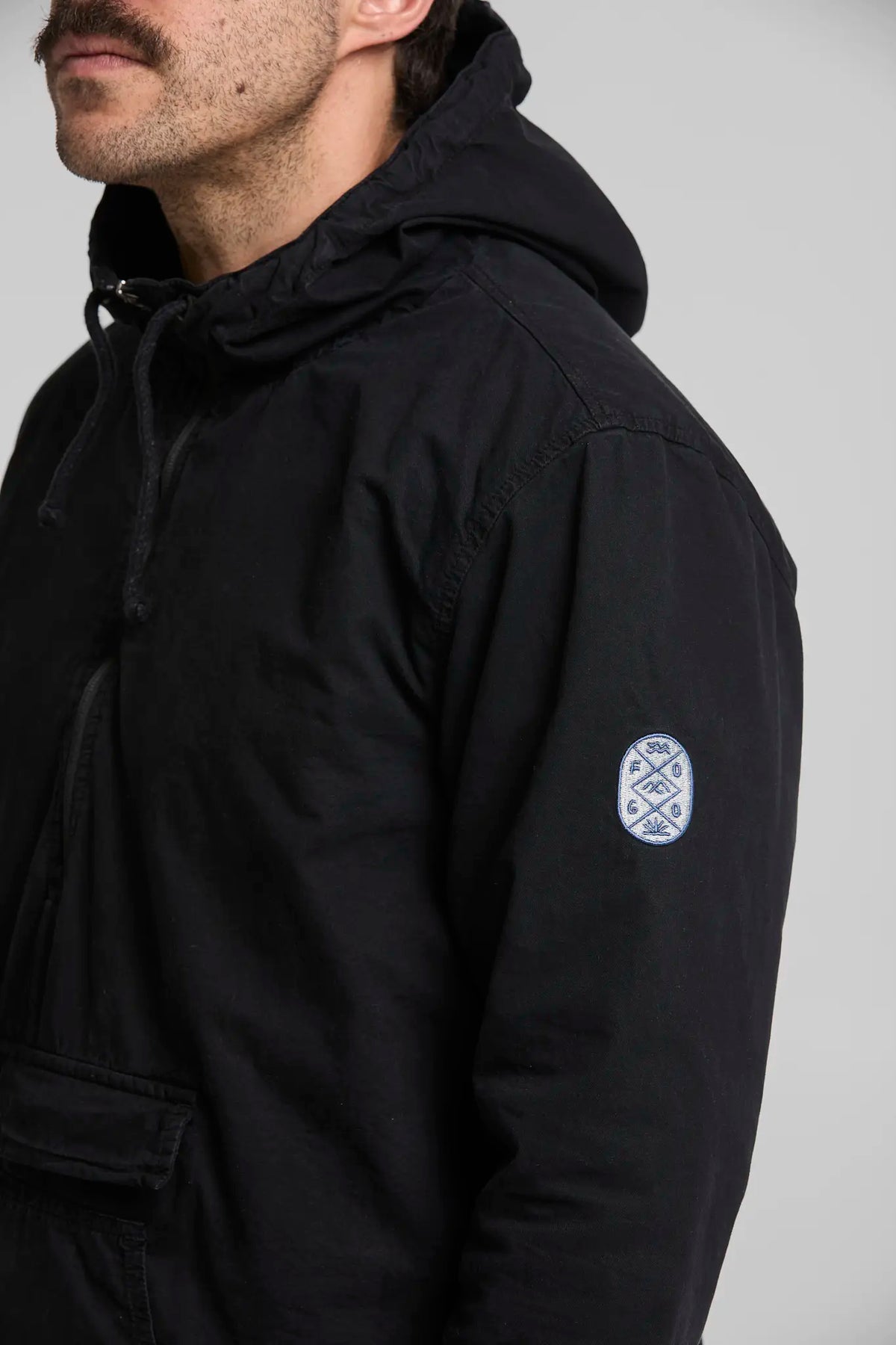 Chaqueta Anorak Negra
