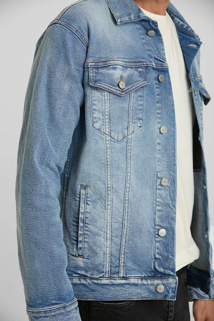 Chaqueta de Jean Azul Medio