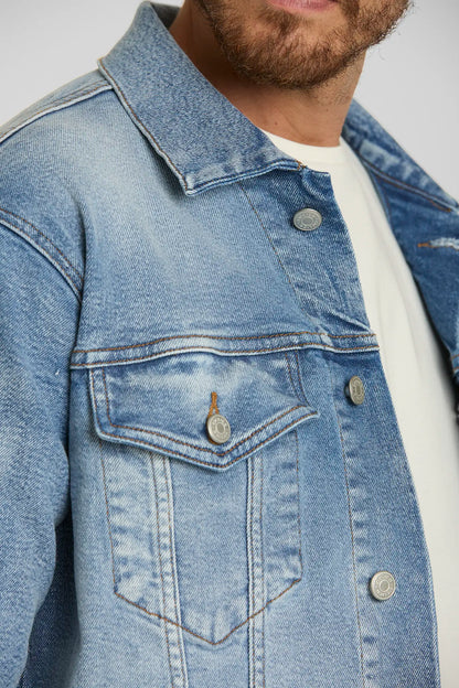 Chaqueta de Jean Azul Claro