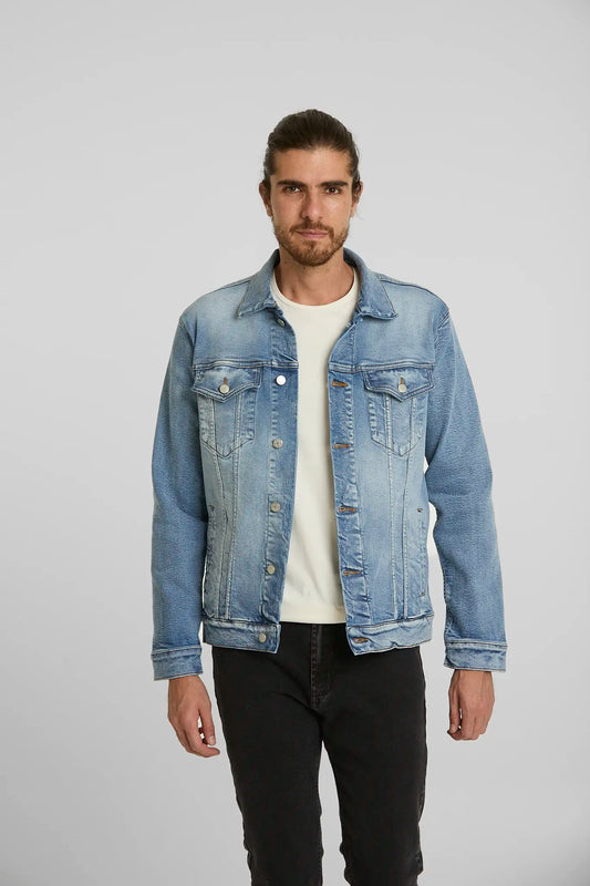 Chaqueta de Jean Azul Claro