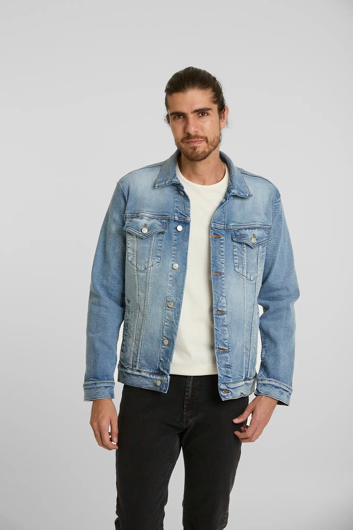 Chaqueta de Jean Azul Claro