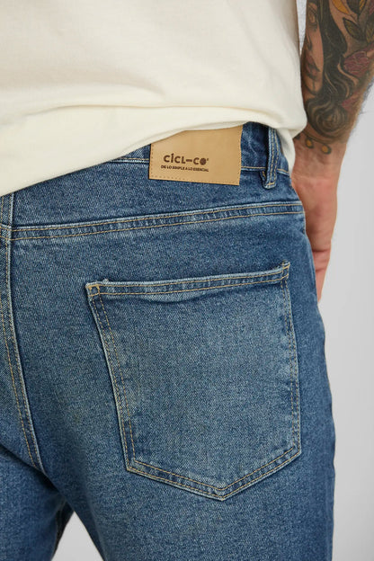 JEANS CROP AZUL MEDIO