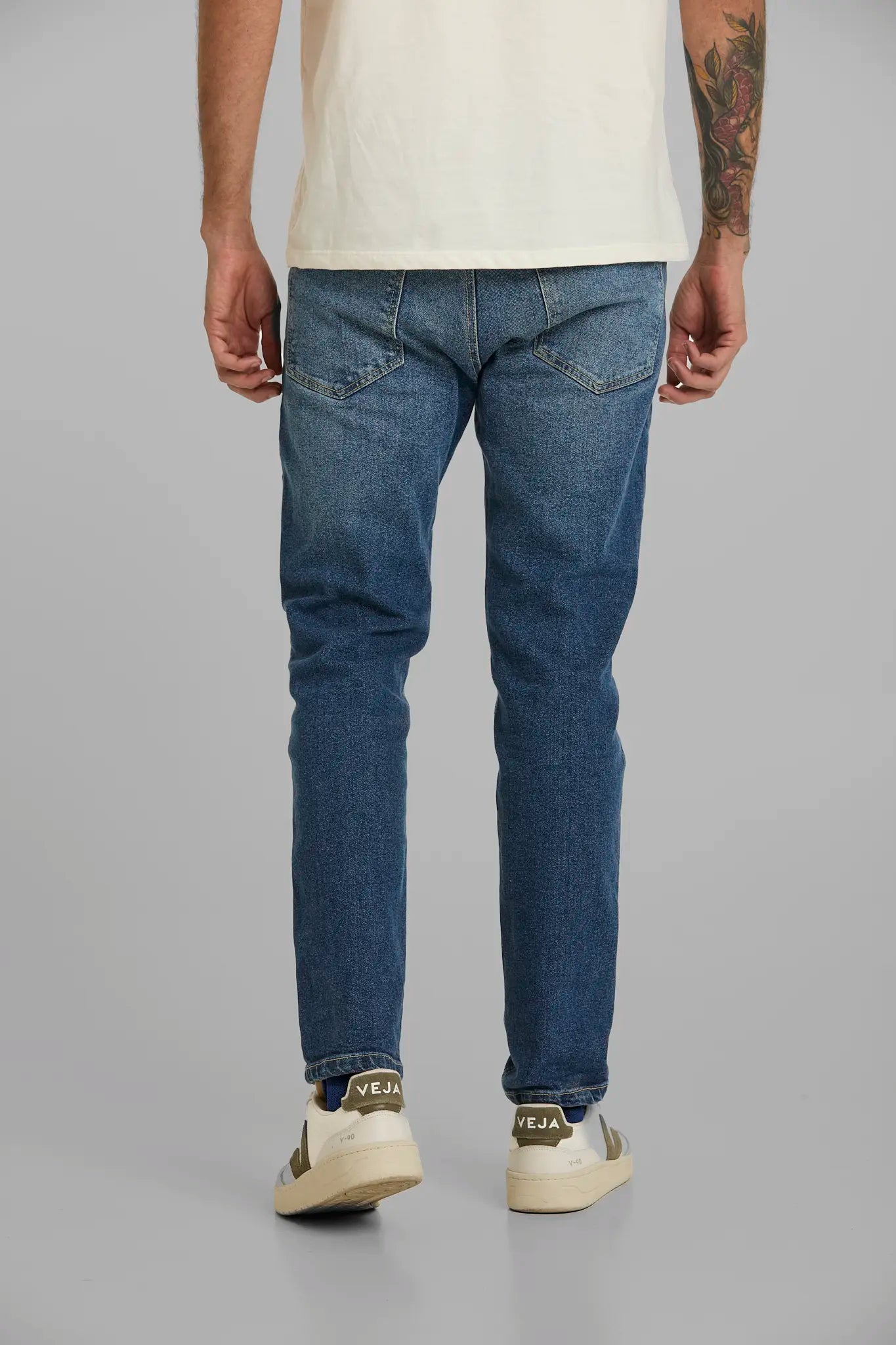 JEANS CROP AZUL MEDIO