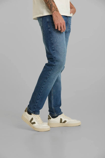 JEANS CROP AZUL MEDIO