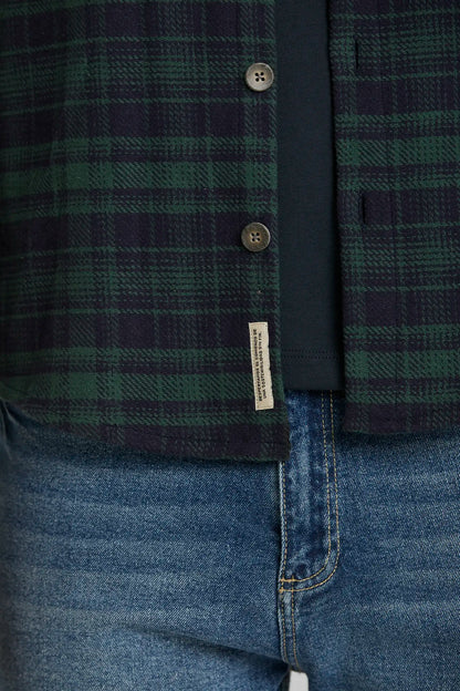 Sobrecamisa Cuadros Verde