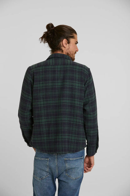 Sobrecamisa Cuadros Verde