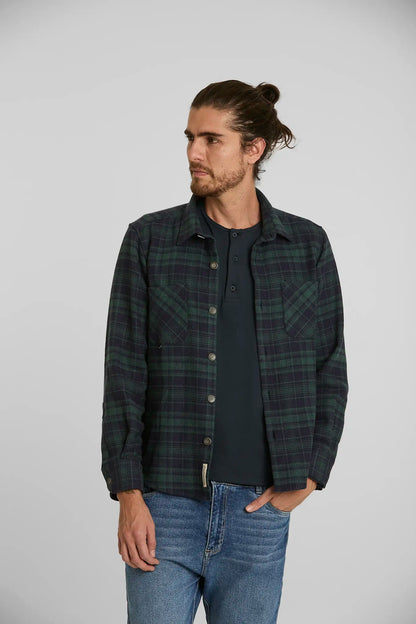 Sobrecamisa Cuadros Verde
