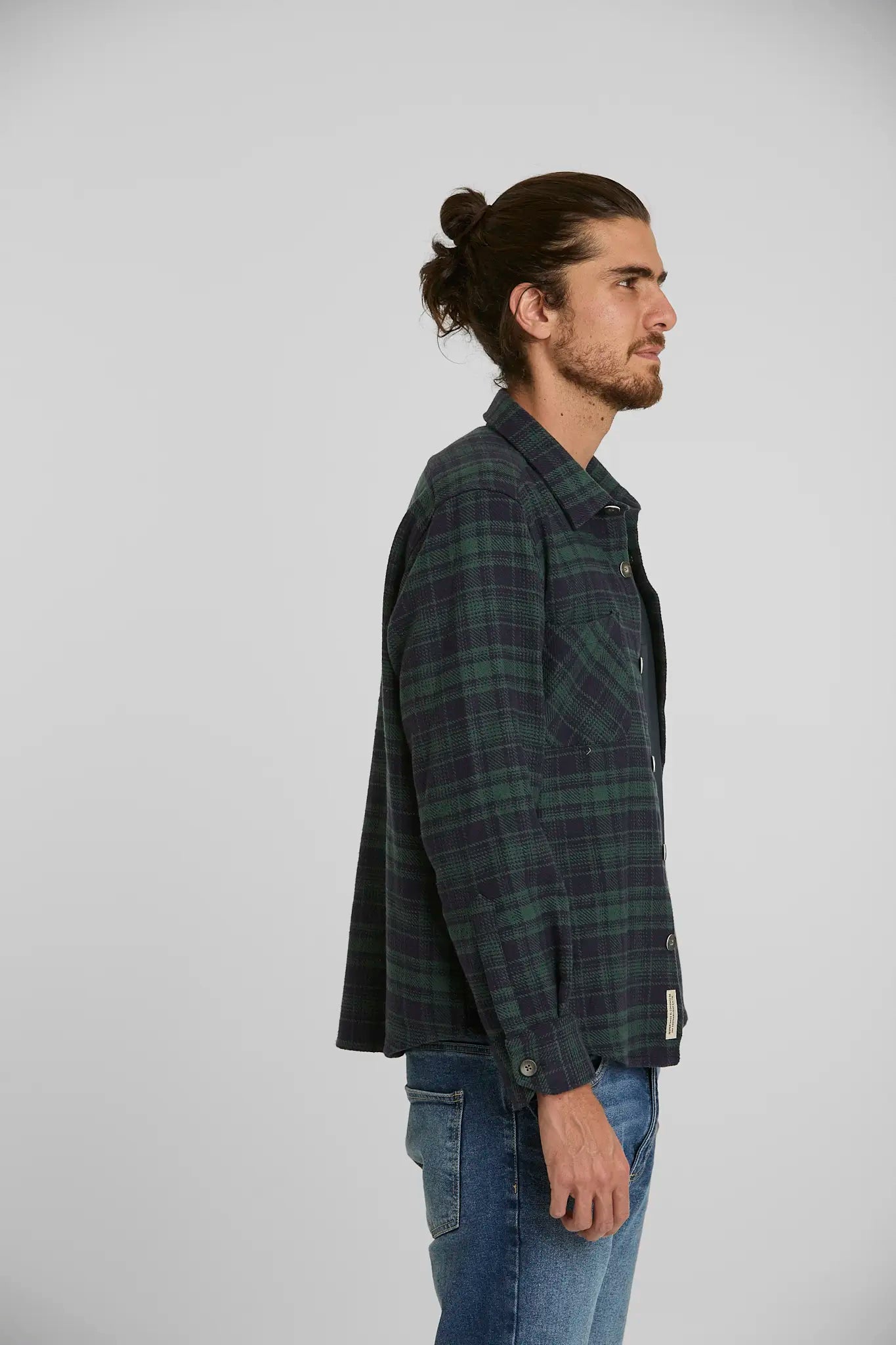 Sobrecamisa Cuadros Verde