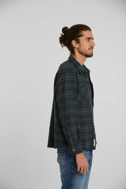 Sobrecamisa Cuadros Verde