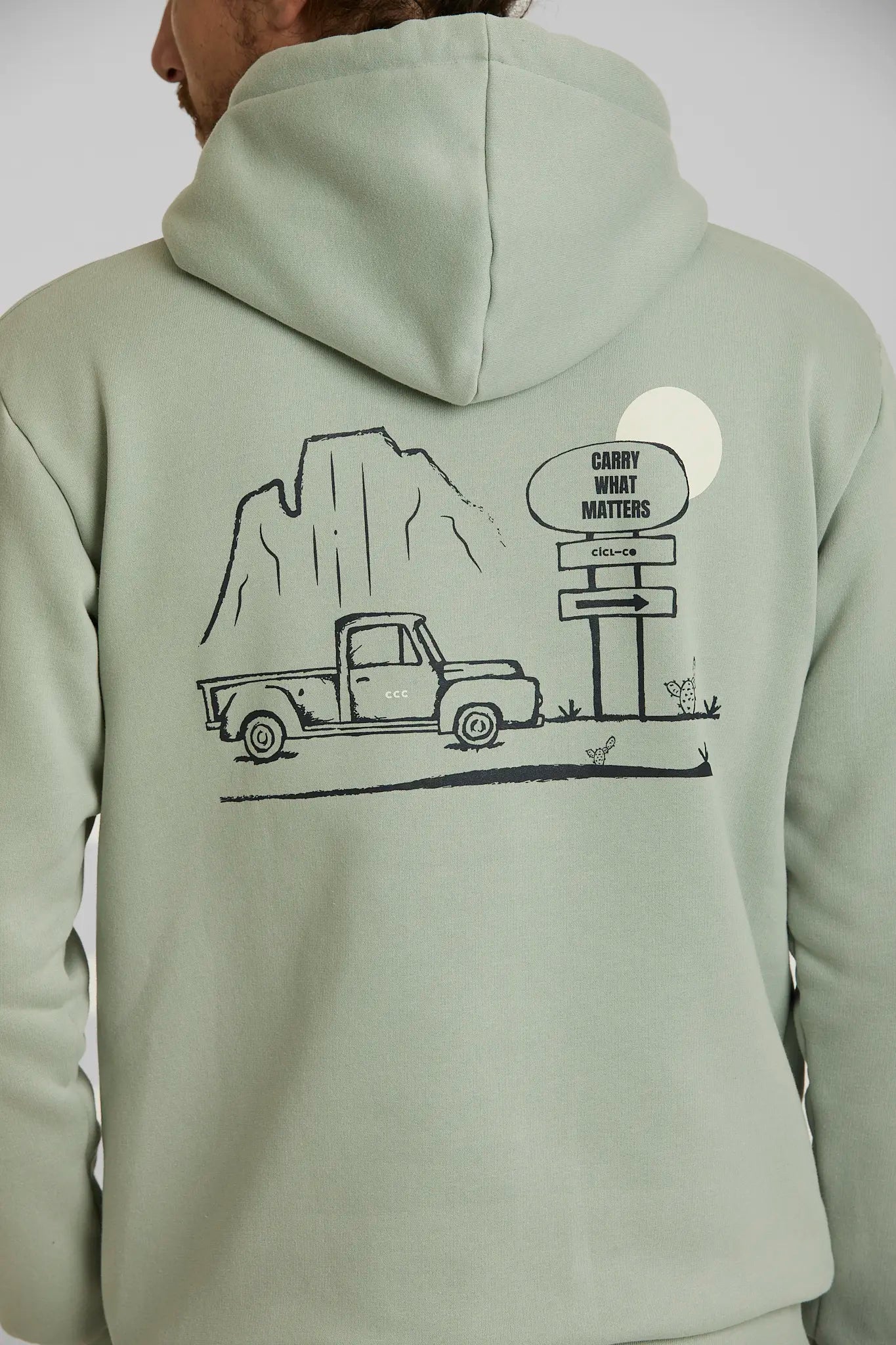 Hoodie Carry What Matters