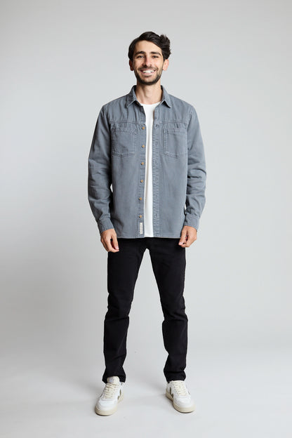 Sobrecamisa gris