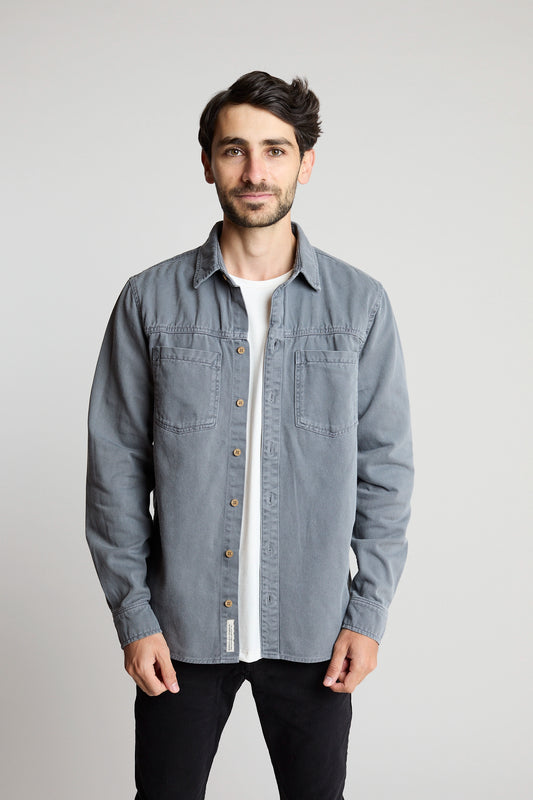 Sobrecamisa gris