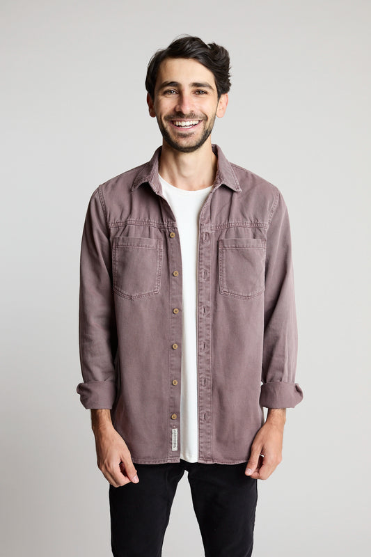 Sobrecamisa morado